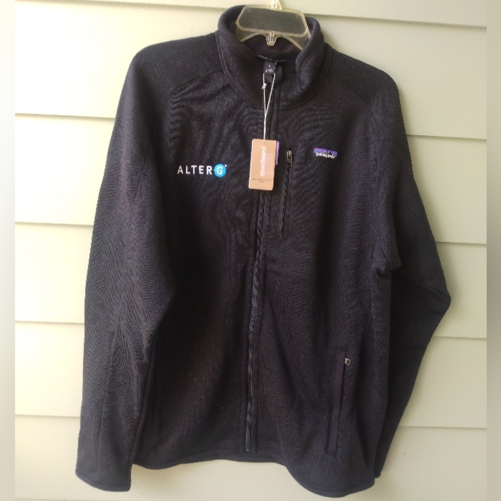 Patagonia Better Sweater Black Fleece Jacket Black AlterG Large NWT